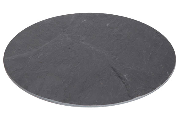 Schieferplatte Ardoise Rund durchmesser 30cm